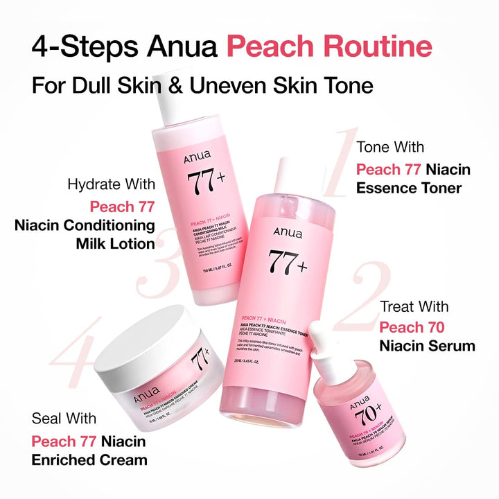 ANUA Peach 70 Niacinamide Serum, 1.01 fl oz