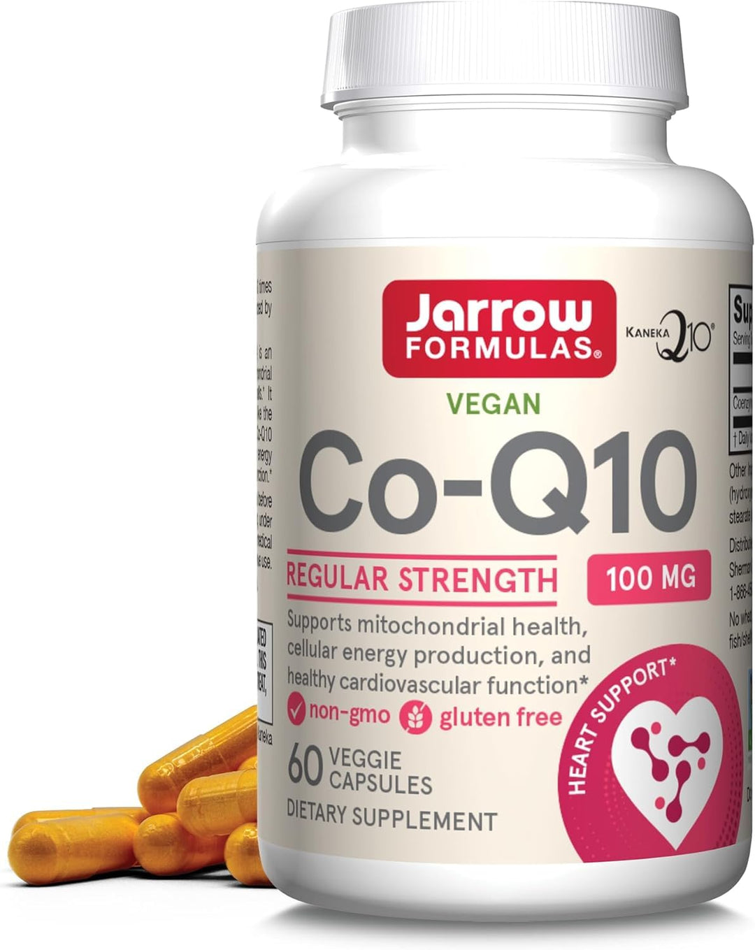Jarrow Formulas Co-Q10, 100 mg, 60 Count