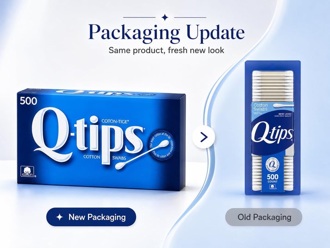 Q-tips Cotton Swabs, 500 Count