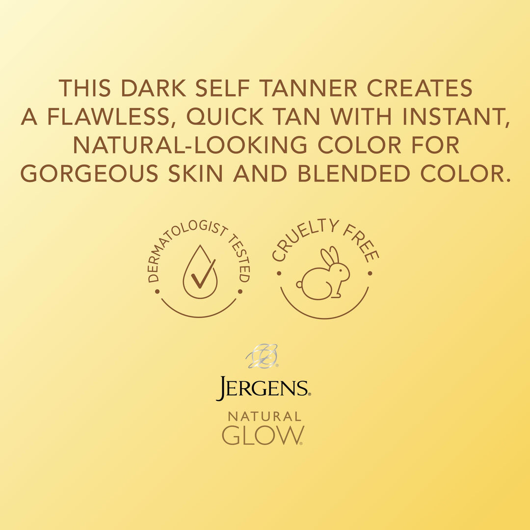 Jergens Natural Glow Self Tanner Mousse, Light Bronze Tan, 6 fl oz