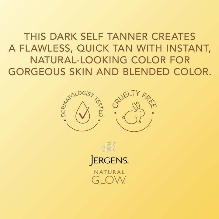 Jergens Natural Glow Self Tanner Mousse, Light Bronze Tan, 6 fl oz