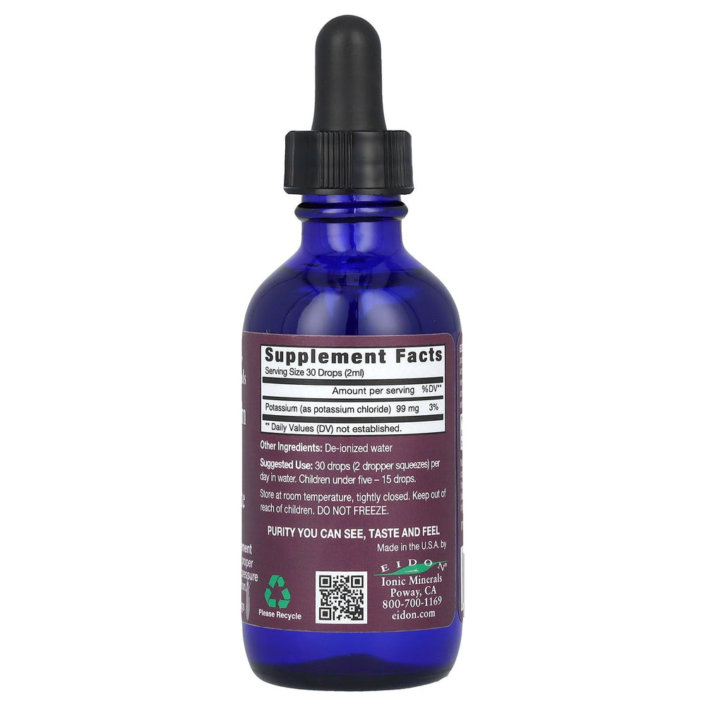 Eidon Ionic Minerals Potassium Liquid Concentrate, 2 fl oz