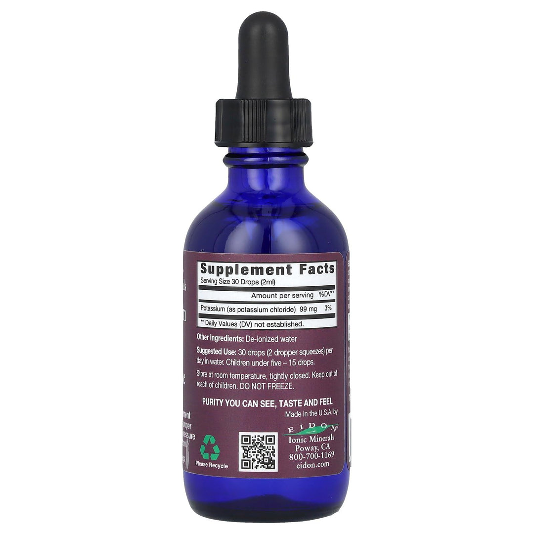 Eidon Ionic Minerals Potassium Liquid Concentrate, 2 fl oz
