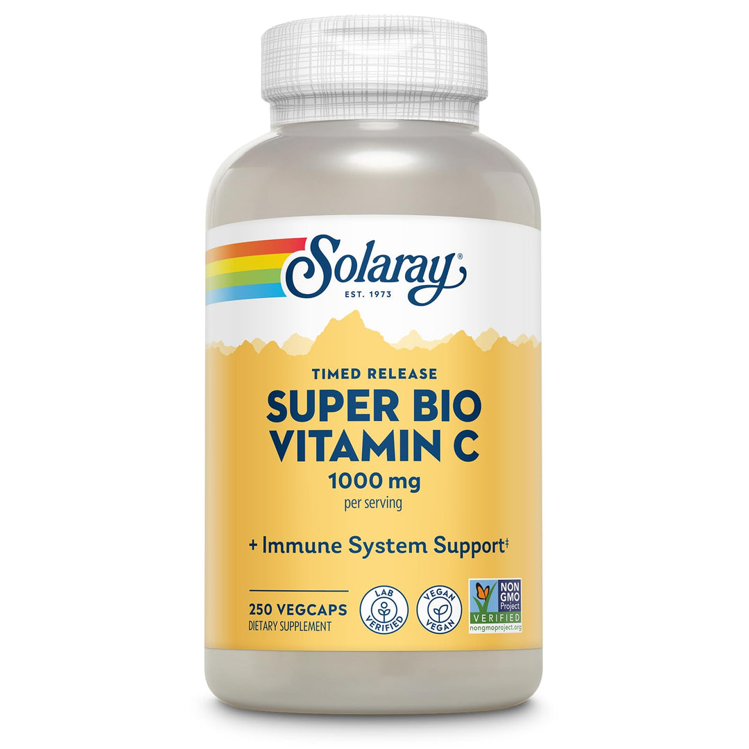 SOLARAY Super Bio Vitamin C, Timed-Release, 250 Count