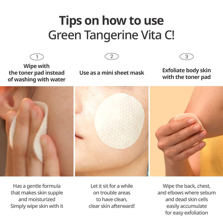 Goodal Green Tangerine Vita C Toner Pad Plus