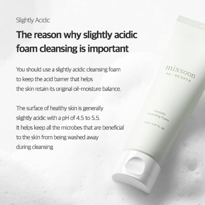 mixsoon Centella Cleansing Foam, 150 ml