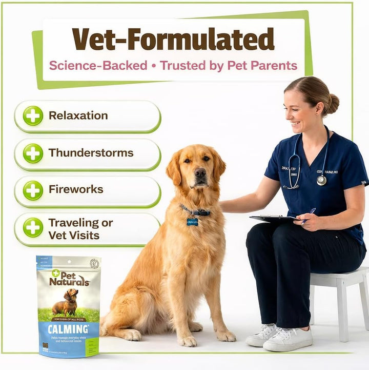 Pet Naturals Calming Chew For Dogs, 30 Count