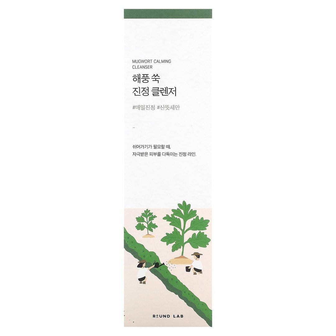 ROUND LAB Mugwort Calming Cleanser, 5.07 fl oz