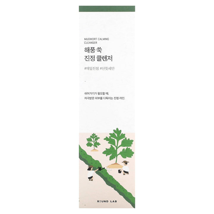 ROUND LAB Mugwort Calming Cleanser, 5.07 fl oz