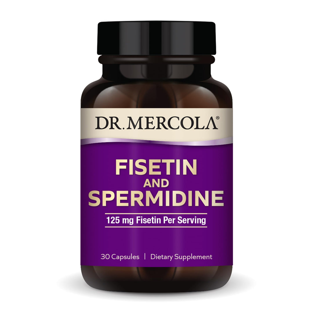Dr. Mercola Fisetin and Spermidine Capsules, 30 Count