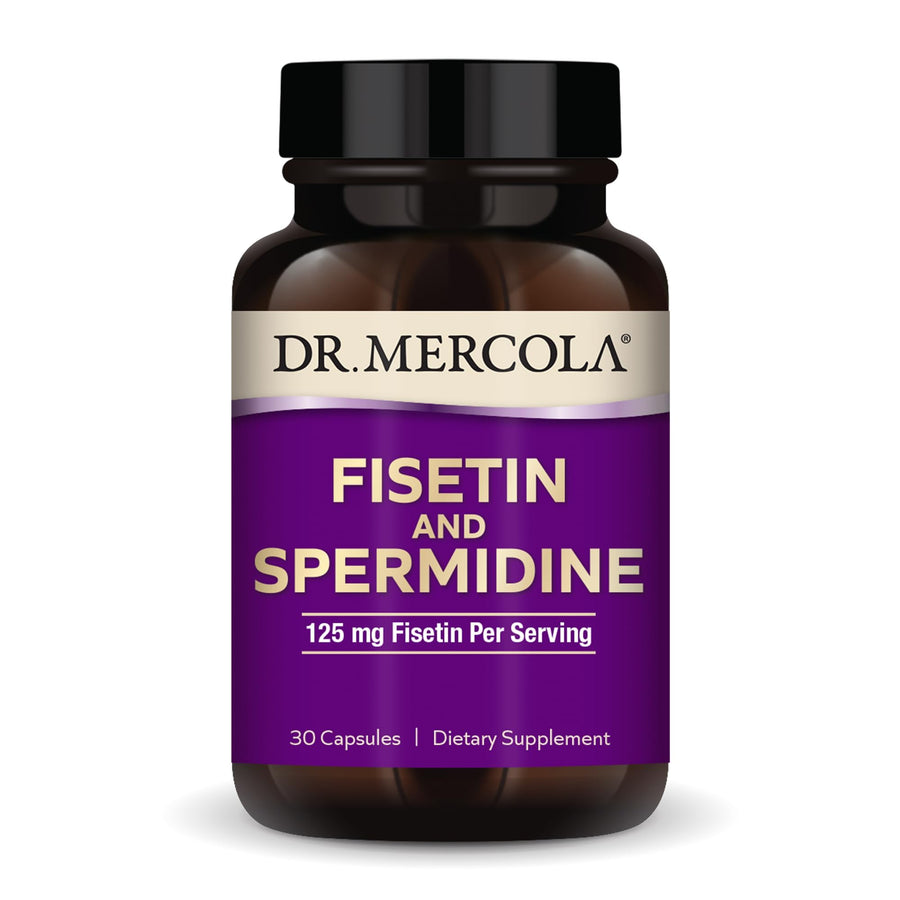 Dr. Mercola Fisetin and Spermidine Capsules, 30 Count