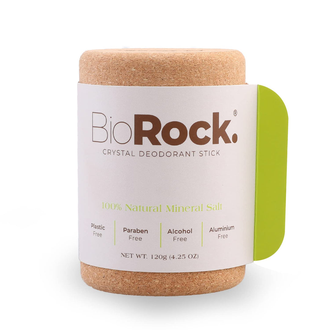 Biorock Crystal Deodorant Stone, Unscented, 4.25 oz