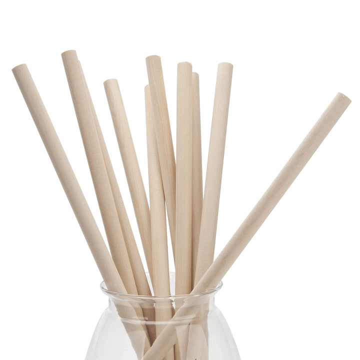 Coowayze Wooden Dowel Rods And Sticks, 1/2 x 12, 10 Count
