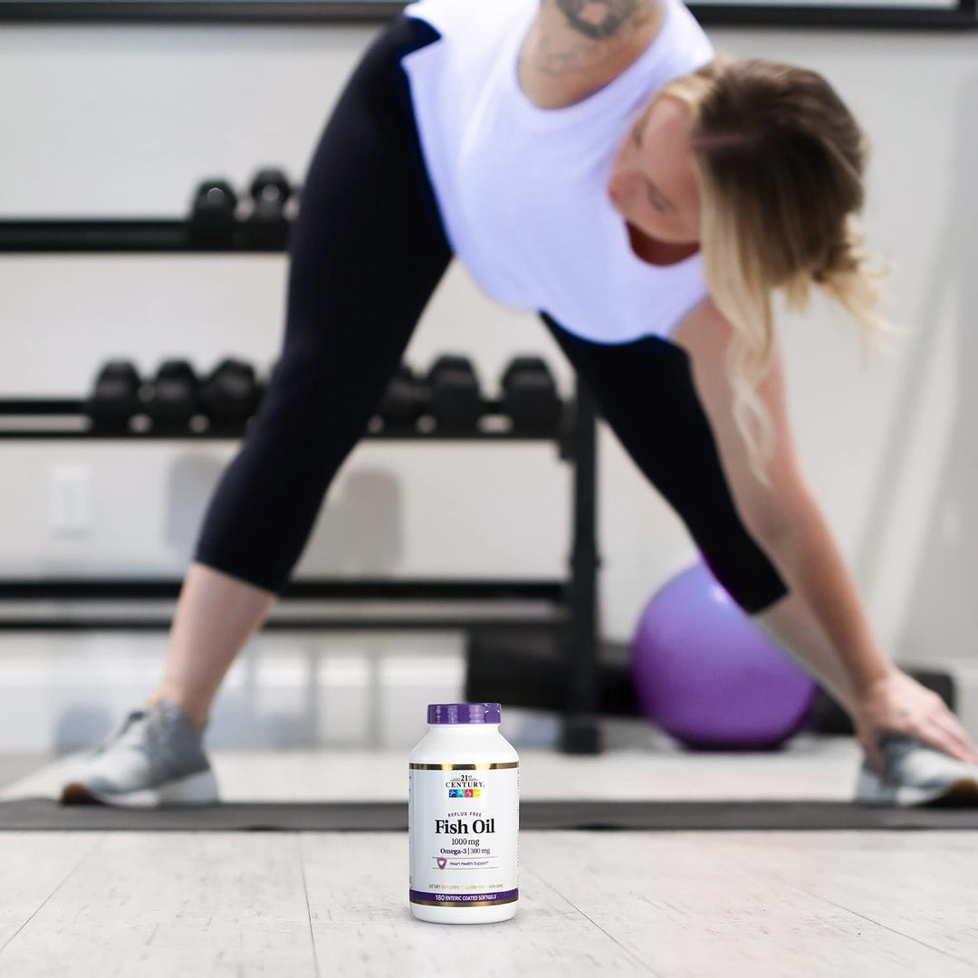 21st Century Fish Oil, 1000 mg, 180 Count