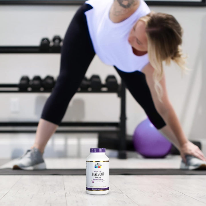 21st Century Fish Oil, 1000 mg, 180 Count