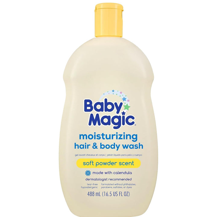 Baby Magic Hair & Body Wash, Soft Powder Scent, 16.5 fl oz