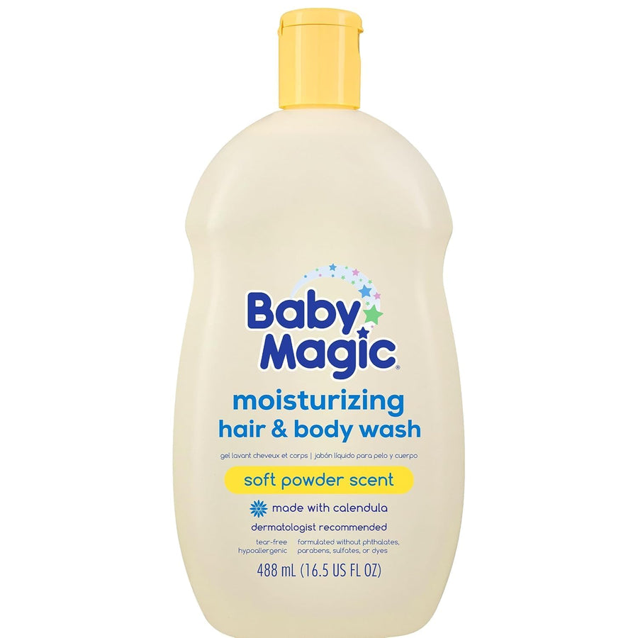 Baby Magic Hair & Body Wash, Soft Powder Scent, 16.5 fl oz