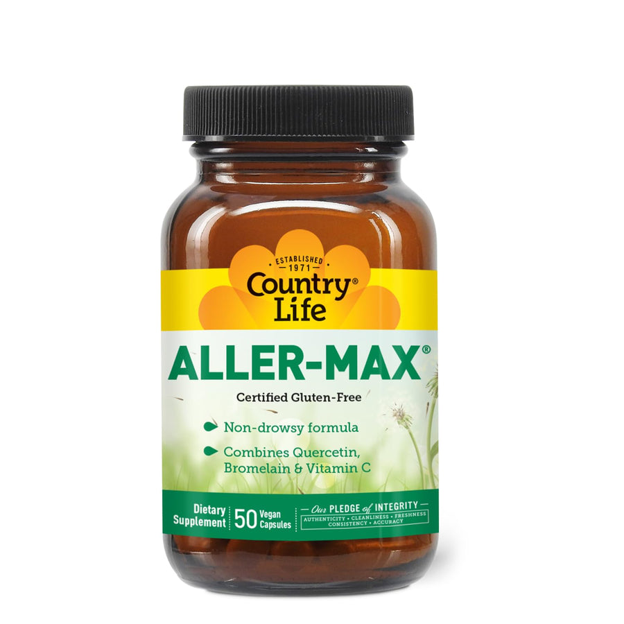 Country Life Aller-Max Vegetarian Capsules, 50 Count