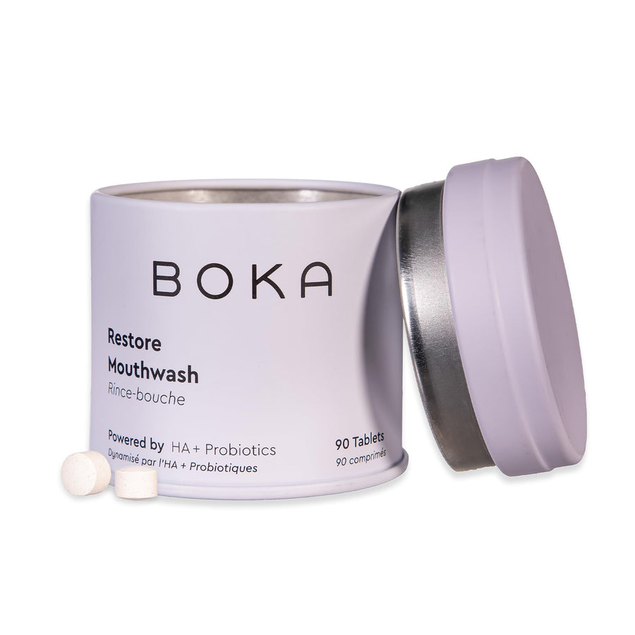 Boka Mouthwash Tablets, Travel Size, 90 Count