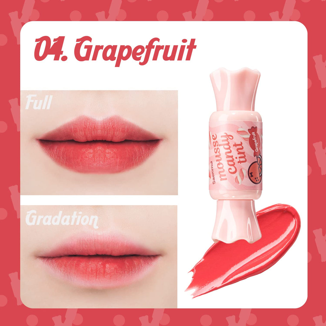 The Saem Saemmul Mousse Candy Tint, No.04 Grapefruit