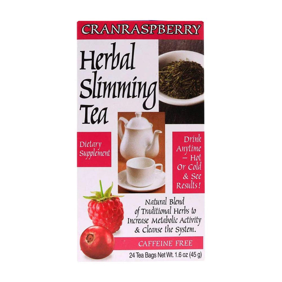 21st Century Herbal Slimming Tea, Cranraspberry, 24 Count