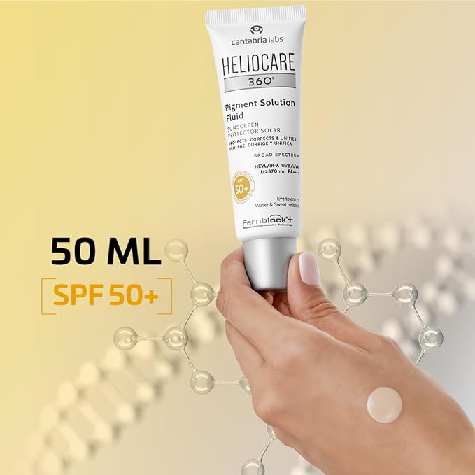 Heliocare 360º Pigment Solution Fluid, fotoprotector spf50 despigmentante 50ml