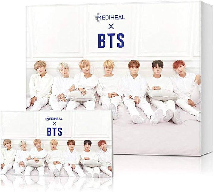 X BTS Moisture Barrier Special Care Set(proatin mask 25ml*5+essential mask 24ml*5 + photo cards 14 pcs)