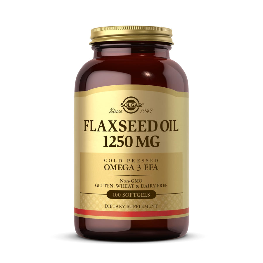 Solgar Flaxseed Oil 1250 mg, 100 Count