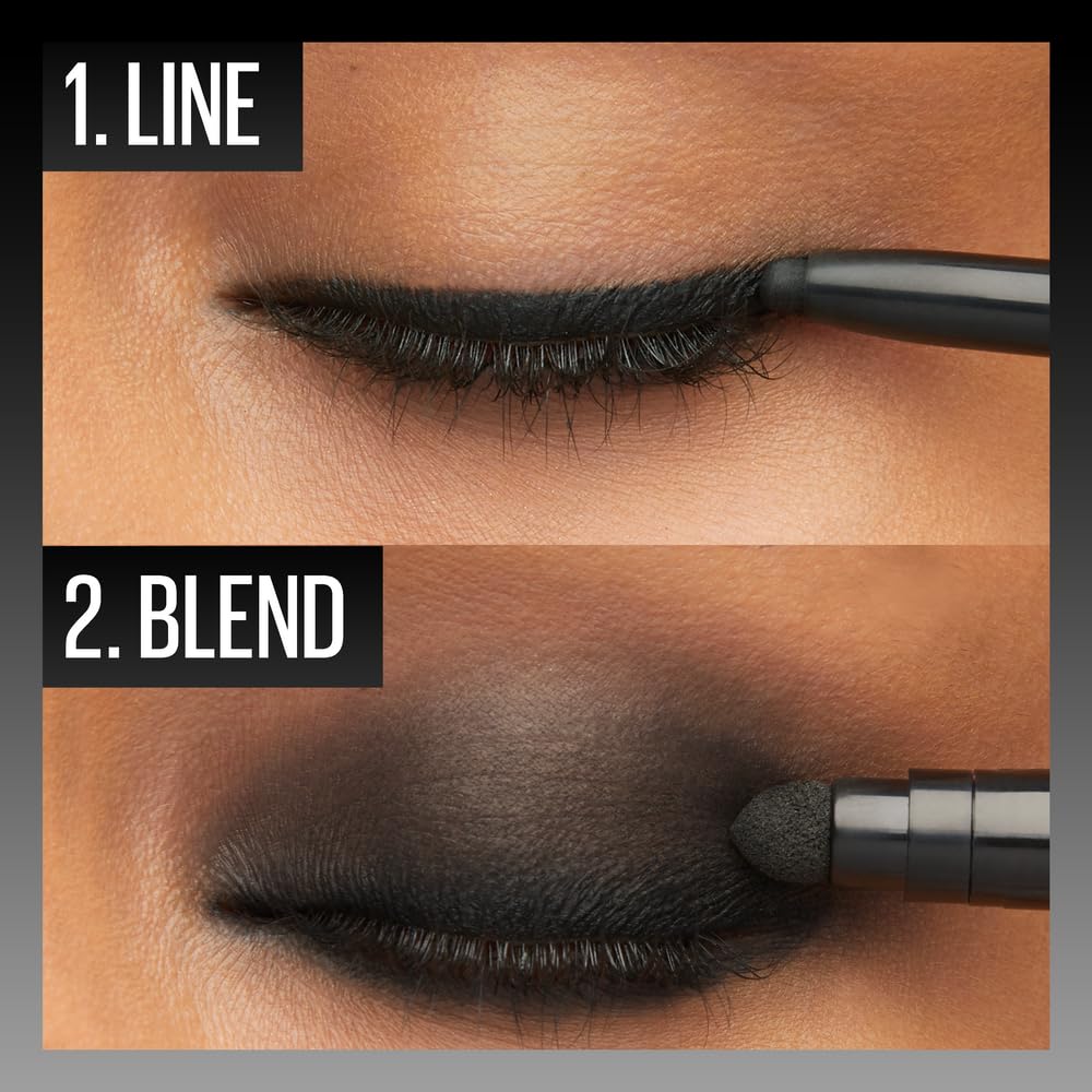 Maybelline Tattoo Studio Automatic Gel Pencil Waterproof Eyeliner, Expressotini Smokey Brown