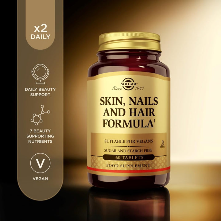 Solgar Skin Nails and Hair, 60 Count