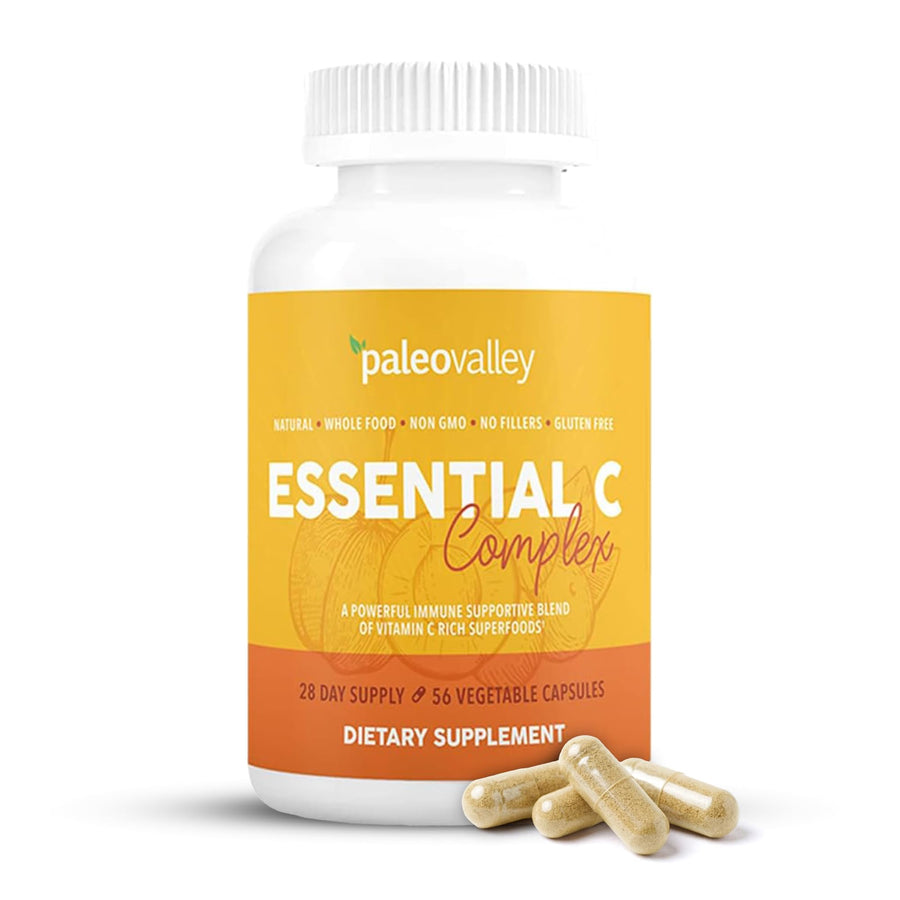 Paleovalley Essential C Complex Vitamin C Supplement, 450 mg, 1 Count