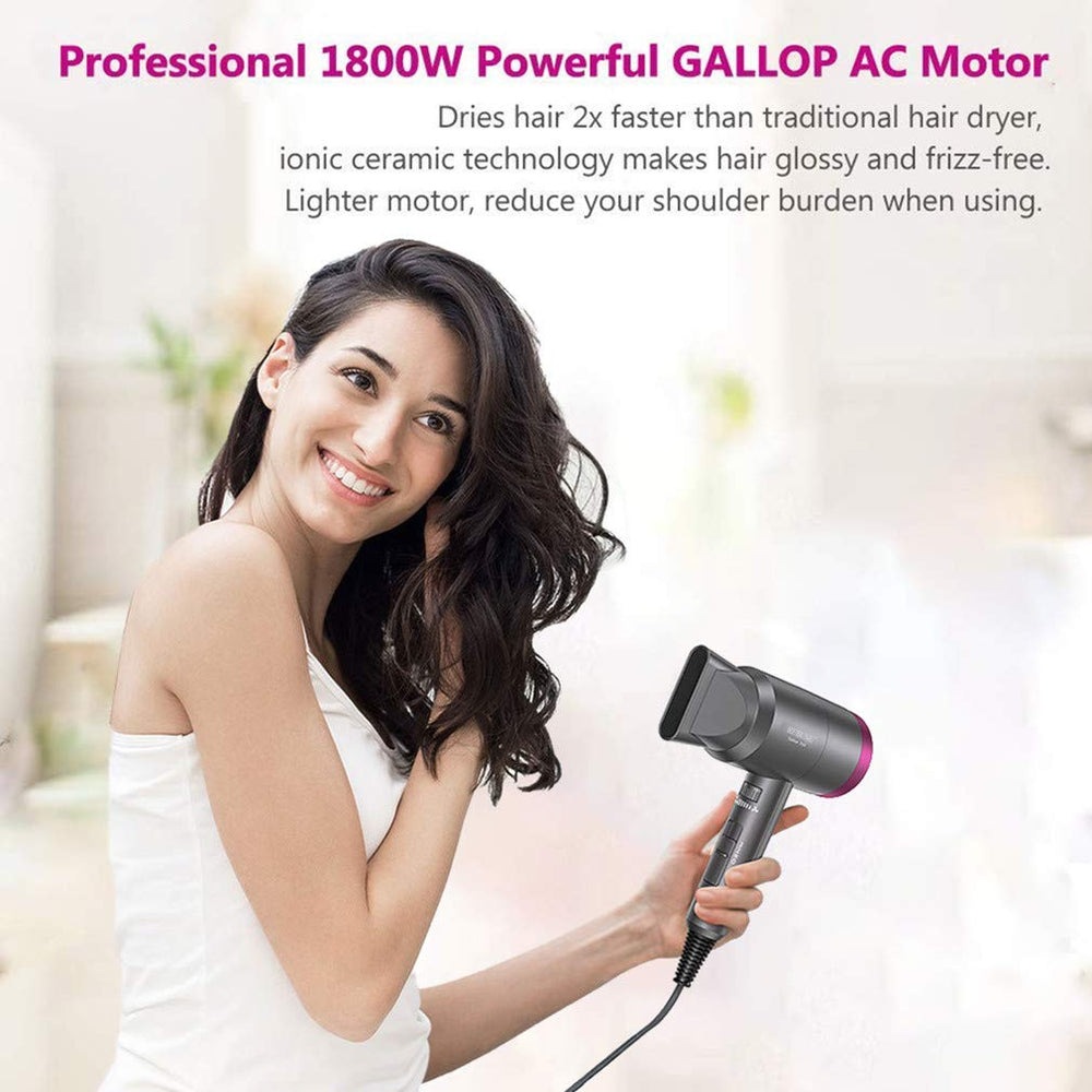 REBUNE 3 in 1 Hair Dryer Far Infrared Thermo Protect Hair Styler