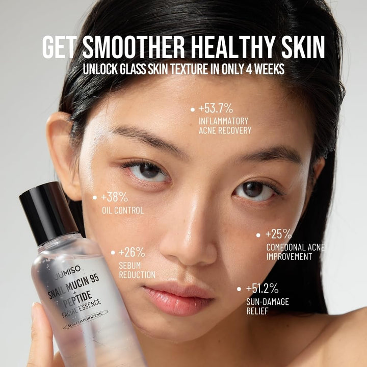 JUMISO Snail Mucin 95% + 5 Peptide Essence, 4.73 fl oz