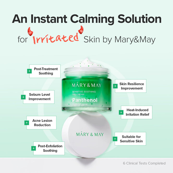 Mary&May Heartleaf Tea Tree Soothing Gel Cream, 3.52 oz