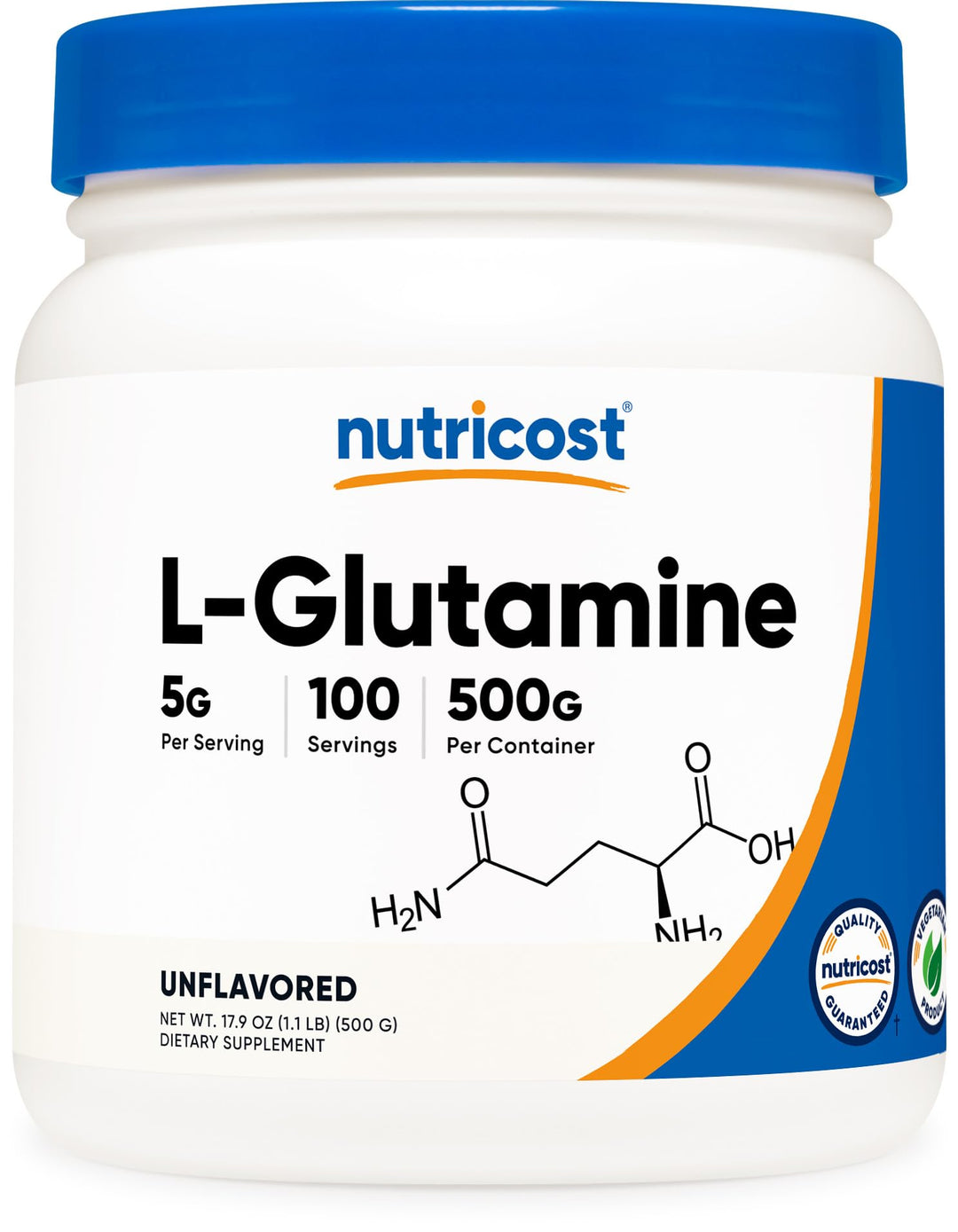 Nutricost L-Glutamine Powder, Unflavored, 500 g