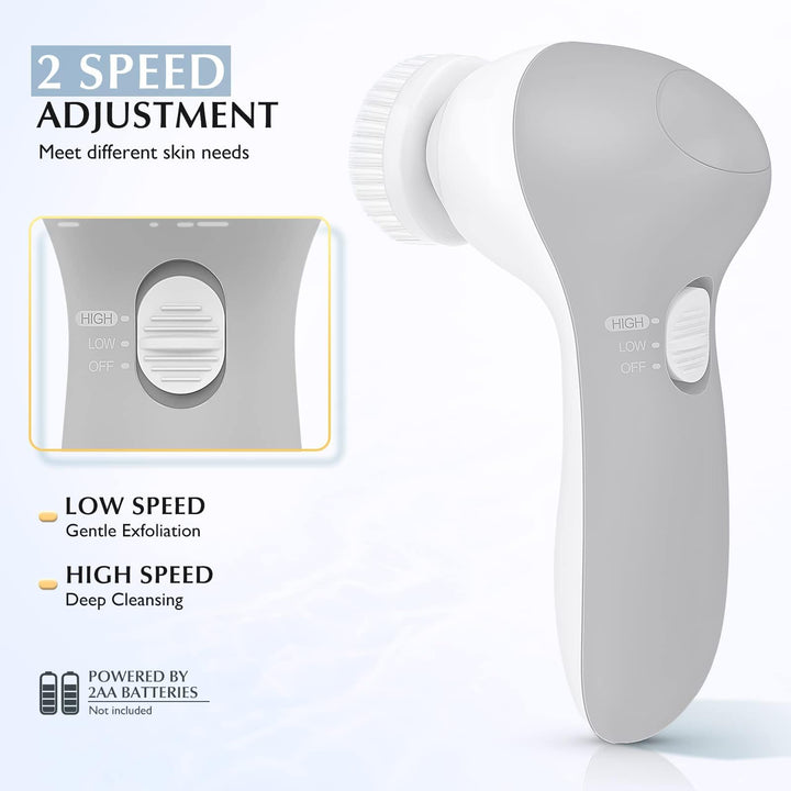 COSLUS Facial Cleansing Brush, Electric Exfoliating Device