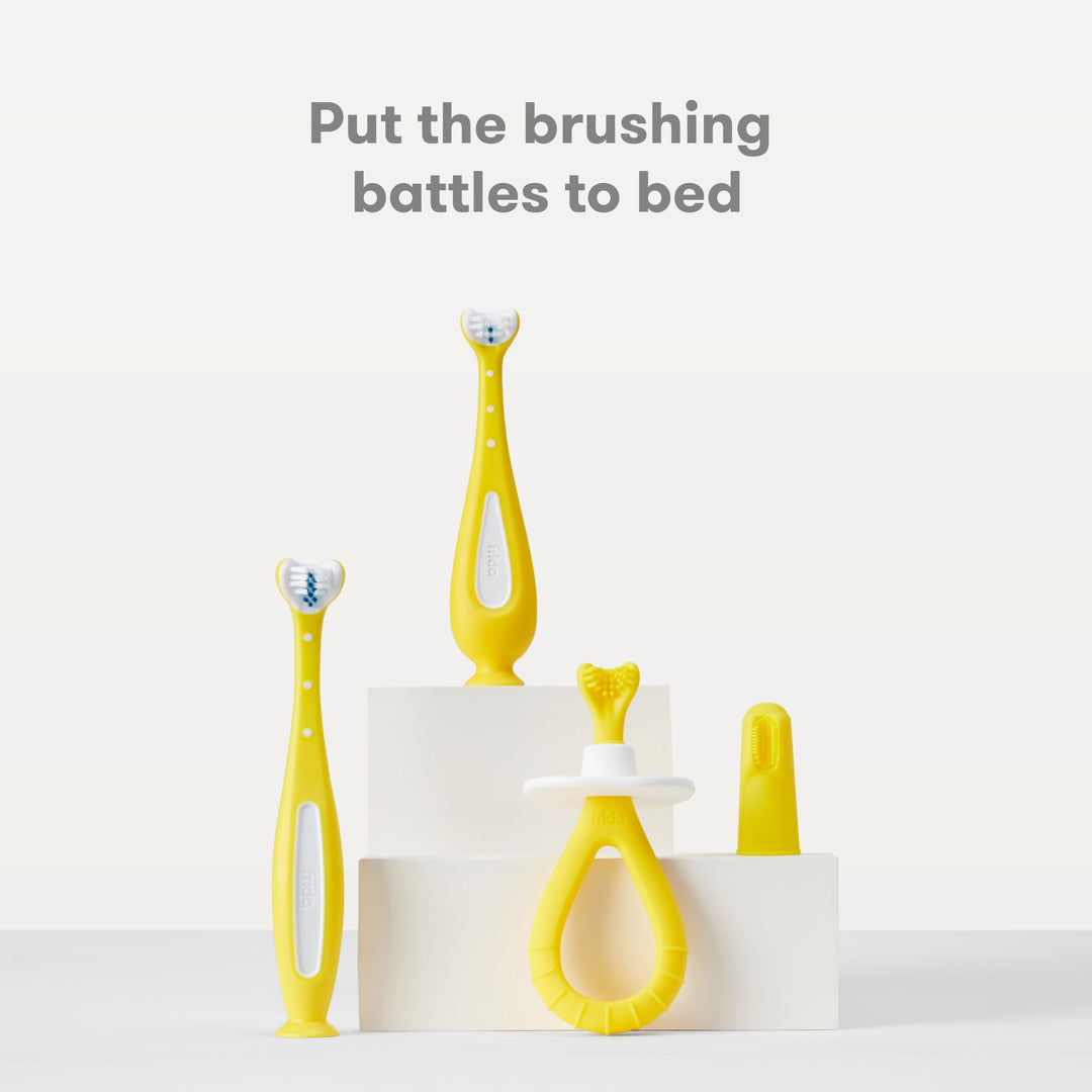 Frida Baby Training Toothbrush, Yellow, 1 Count