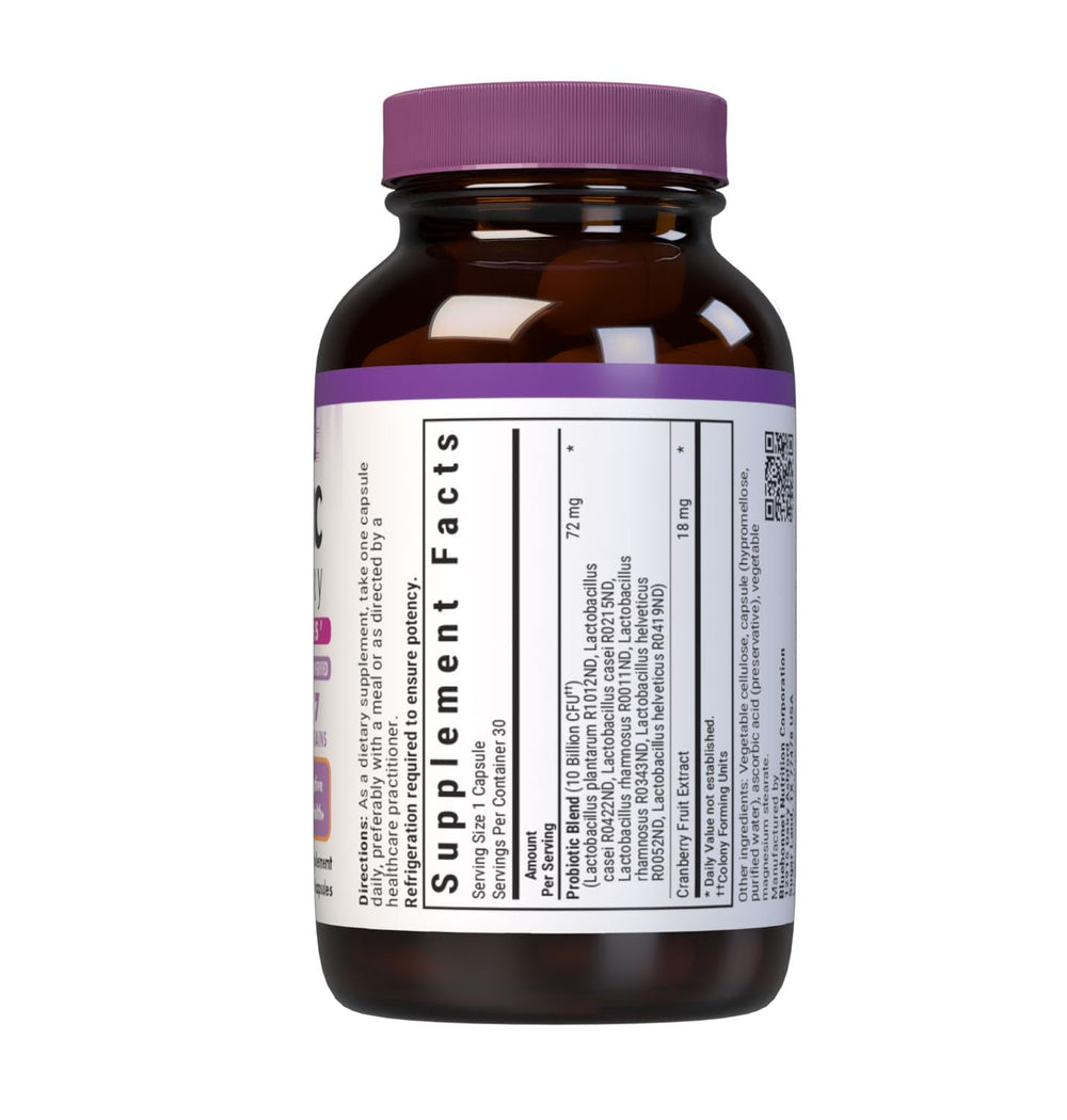 BlueBonnet Ladies' Probiotic and Cranberry, 10 Billion CFU, 30 Count