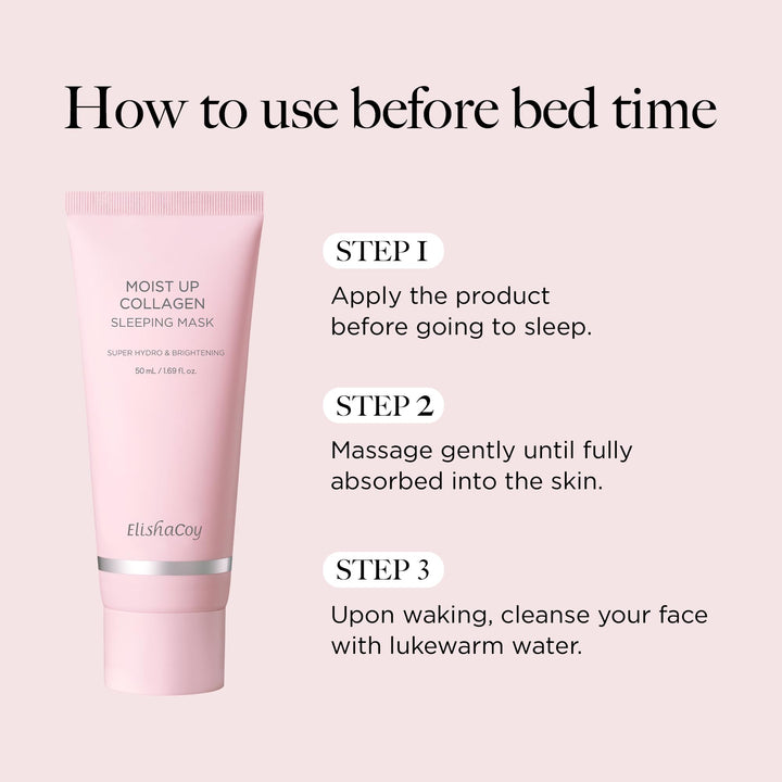 Elishacoy Moist Up Collagen Sleeping Mask, 1.69 fl oz