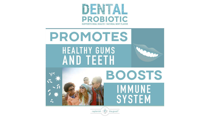 Replenish the Good Dental Oral Probiotic, Mint, 60 Count