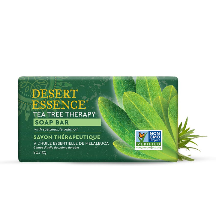 Desert Essence Tea Tree Therapy Cleansing Bar, 142 g