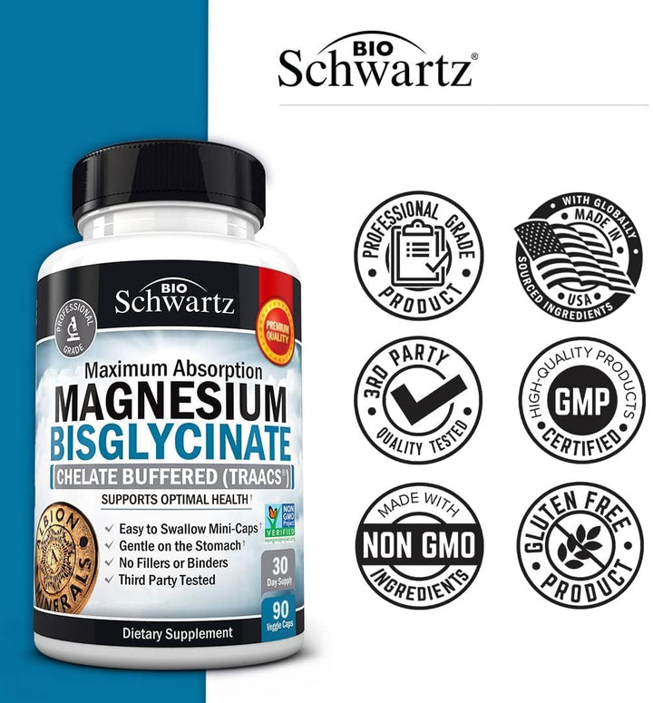 Magnesium Bisglycinate, 90 Count