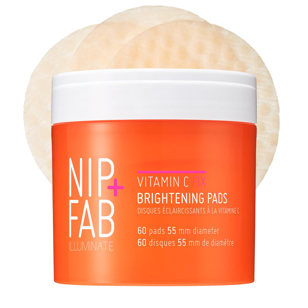 NIPFA Vitamin C Fix Brightening Pads, 60 Count, 2.7 oz