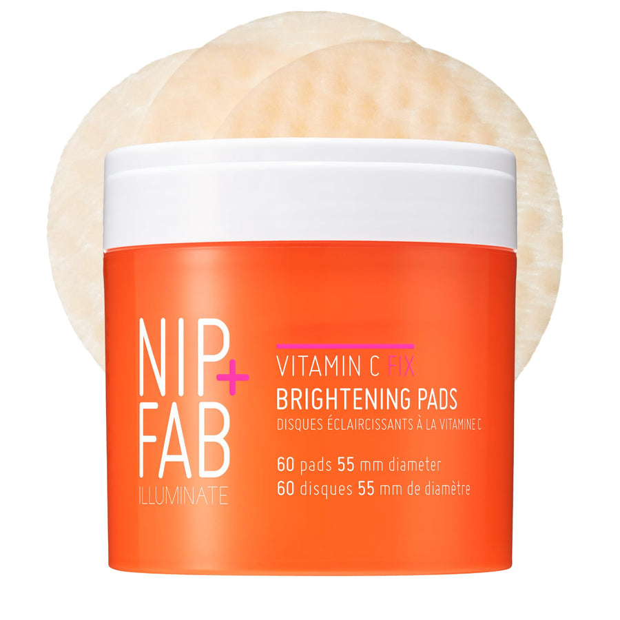 NIPFA Vitamin C Fix Brightening Pads, 60 Count, 2.7 oz