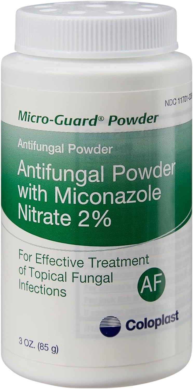 Coloplast Micro-Guard Antifungal Powder, 2% Miconazole Nitrate, 3 oz