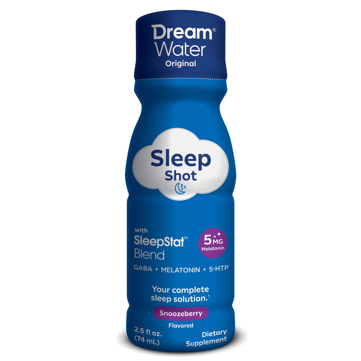 Dream Water Sleep Aid Shot, Snoozeberry, 2.5 fl oz, 12 Count