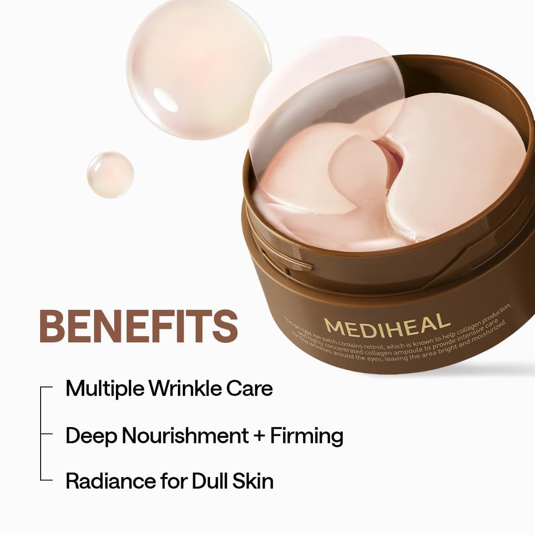 MEDIHEAL Retinol Collagen Eye Ampoule Patch, 103 g