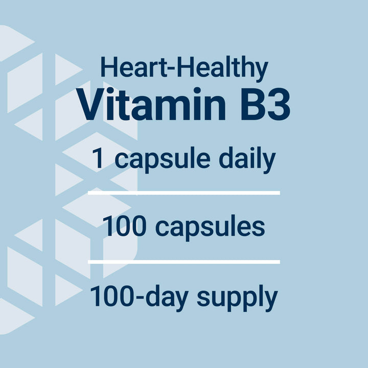 Life Extension Vitamin B3 Niacin, 100 Count