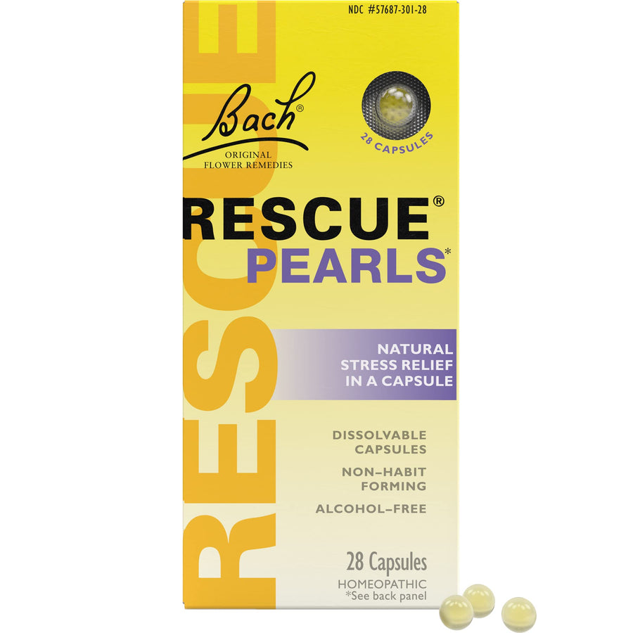 RESCUE Pearls, Natural Orange Vanilla, 28 Count