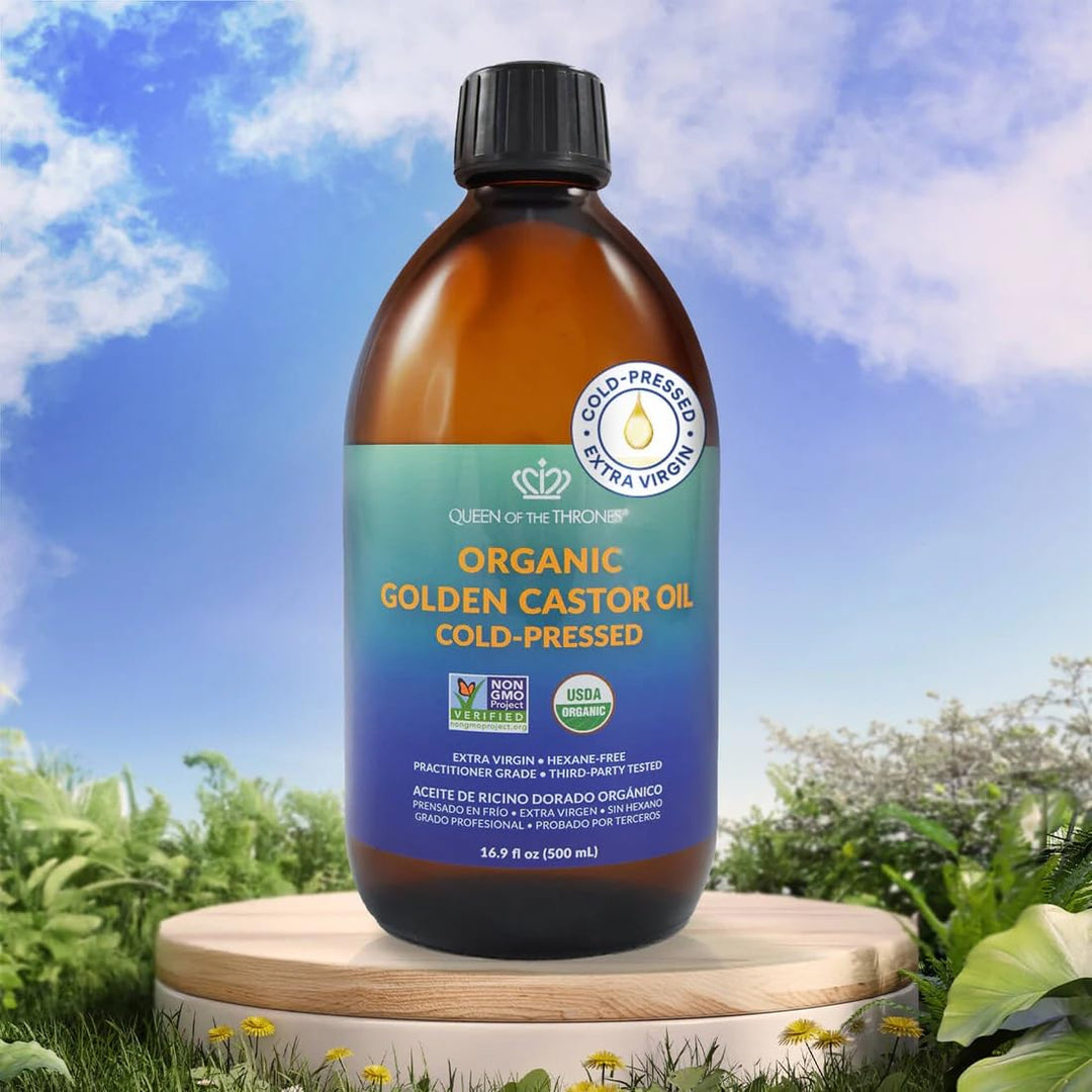 Queen of the Thrones Organic Castor Oil, 16.9 fl oz